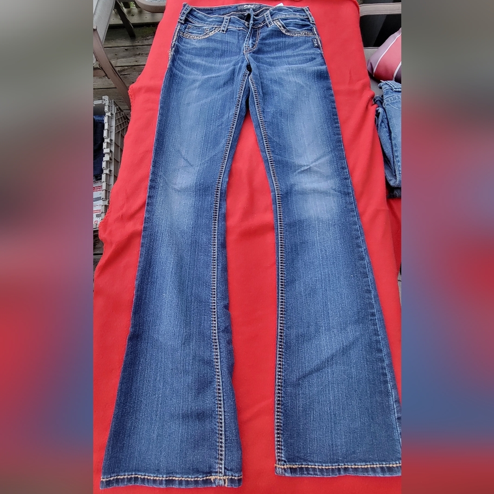 Silver jeans